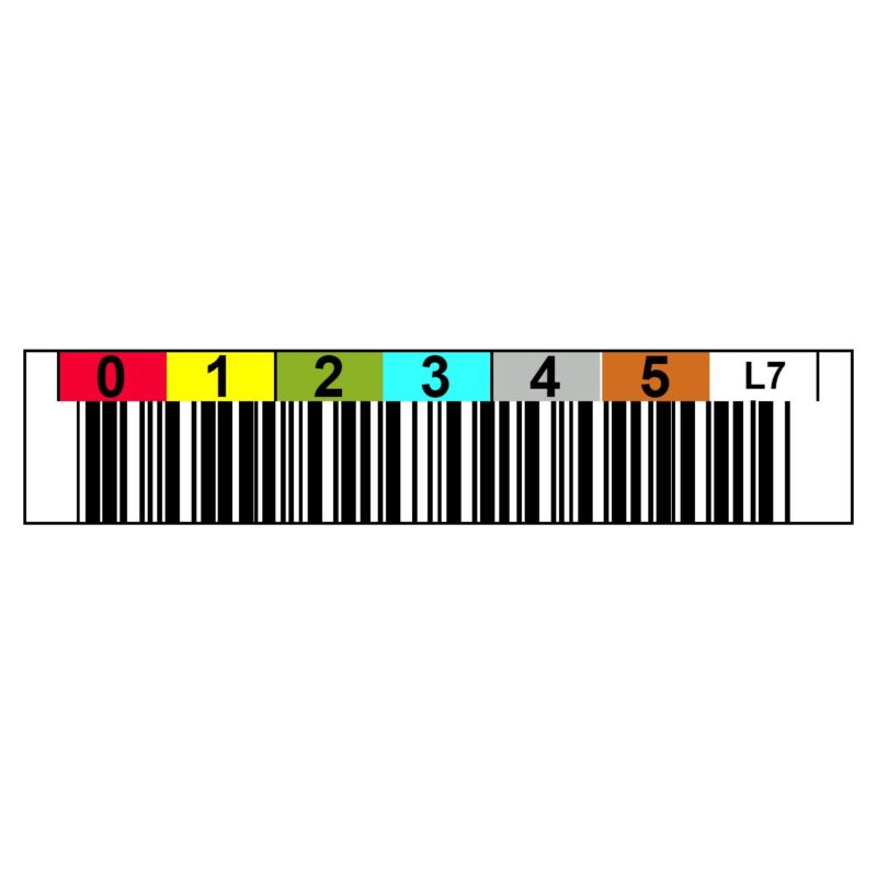 Tri-Optic LTO7 Ultrium Horizontal Label - Sheet of 20