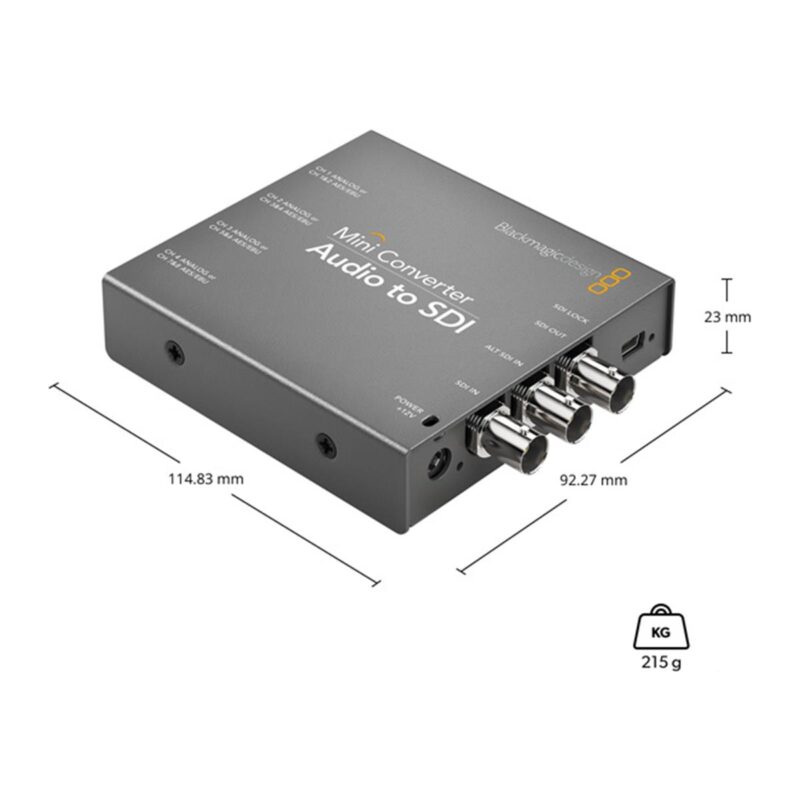 Blackmagic Design Mini Converter Audio to SDI 2