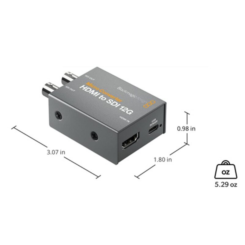 Blackmagic Design Micro Converter HDMI to SDI 12G