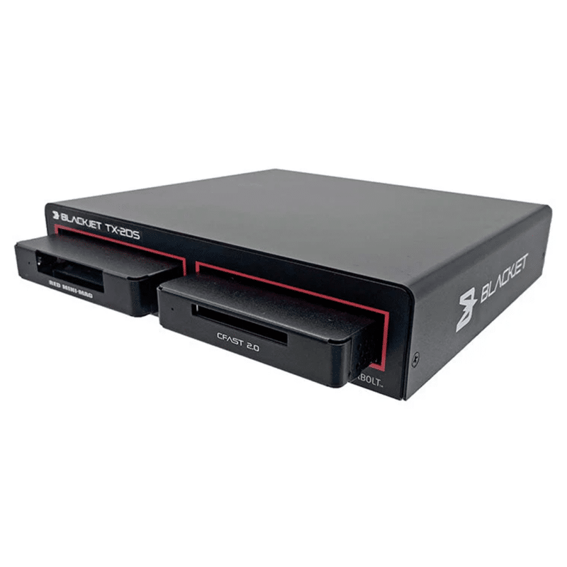 BLACKJET TX-2DS Rack Mount Bundle Kit (2 Docks w/Rack Tray)