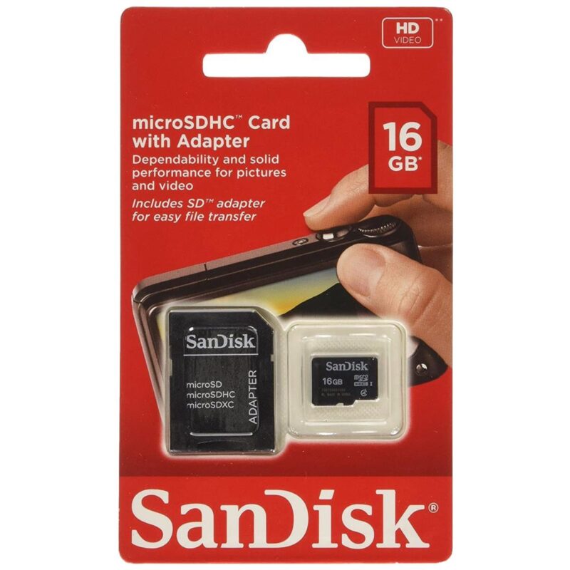 Micro SDHC Card with SD Adapter