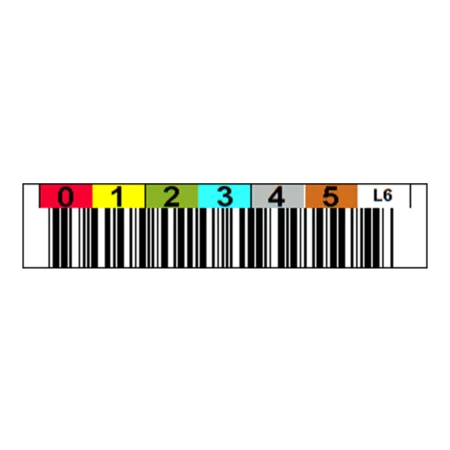 Tri-Optic LTO6 Ultrium Horizontal Label - Sheet of 20