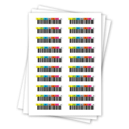 Tri-Optic LTO9 Ultrium Horizontal Label - Sheet of 20